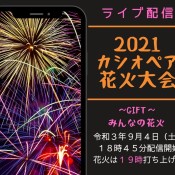 2021年　カシオペア花火大会のお知らせ  ～終了しました～